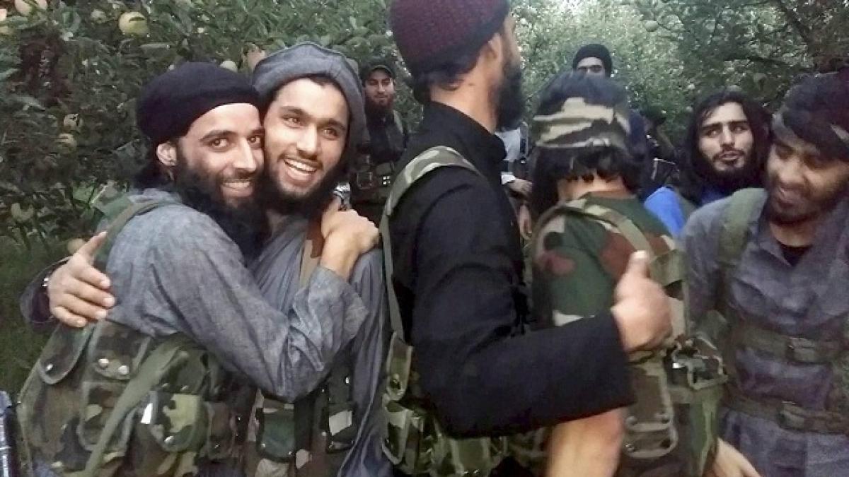 Hizbul Mujahideen video shows militants laughing, hugging each other